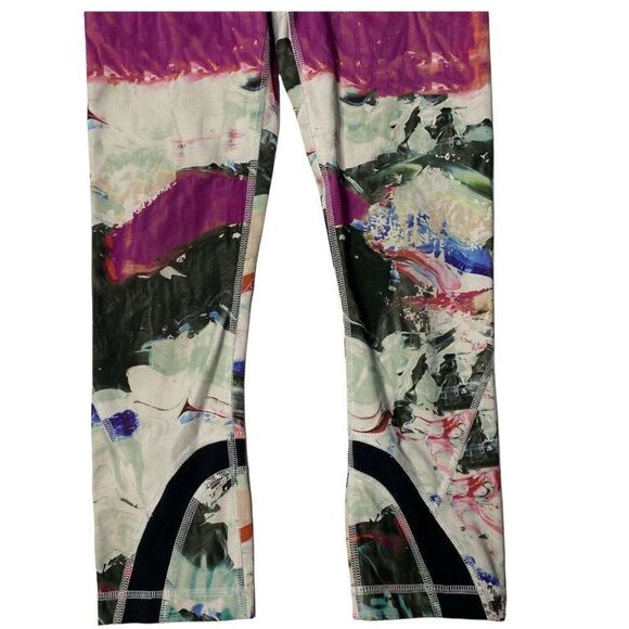 Lululemon Run Inspire Crop Pigment Wave Multi Luxtreme Size 2 21" Inseam - Picture 5 of 9